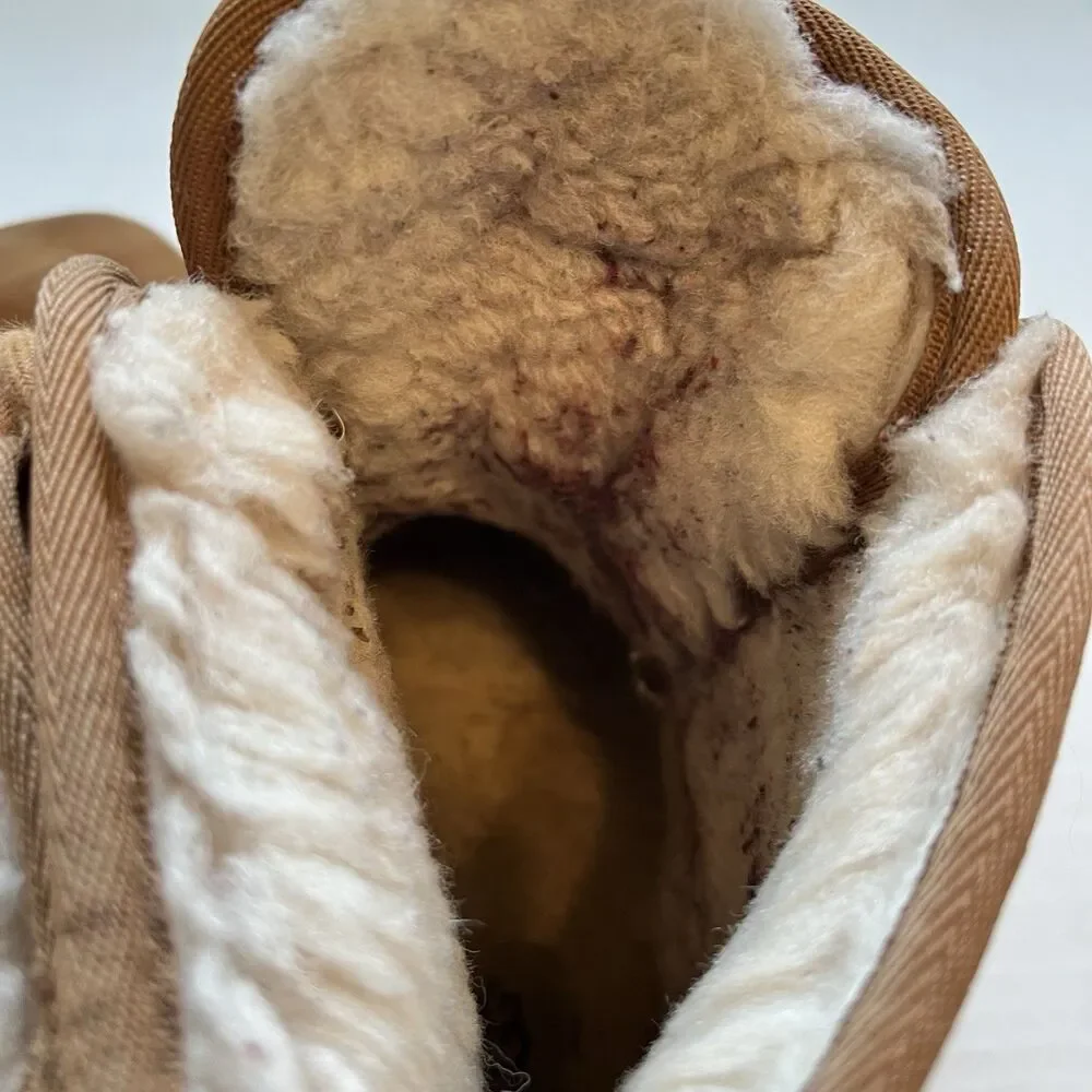 UGG Australia Harkley Winter Boots for Men Size US 11 Chestnut Cabincore Casual